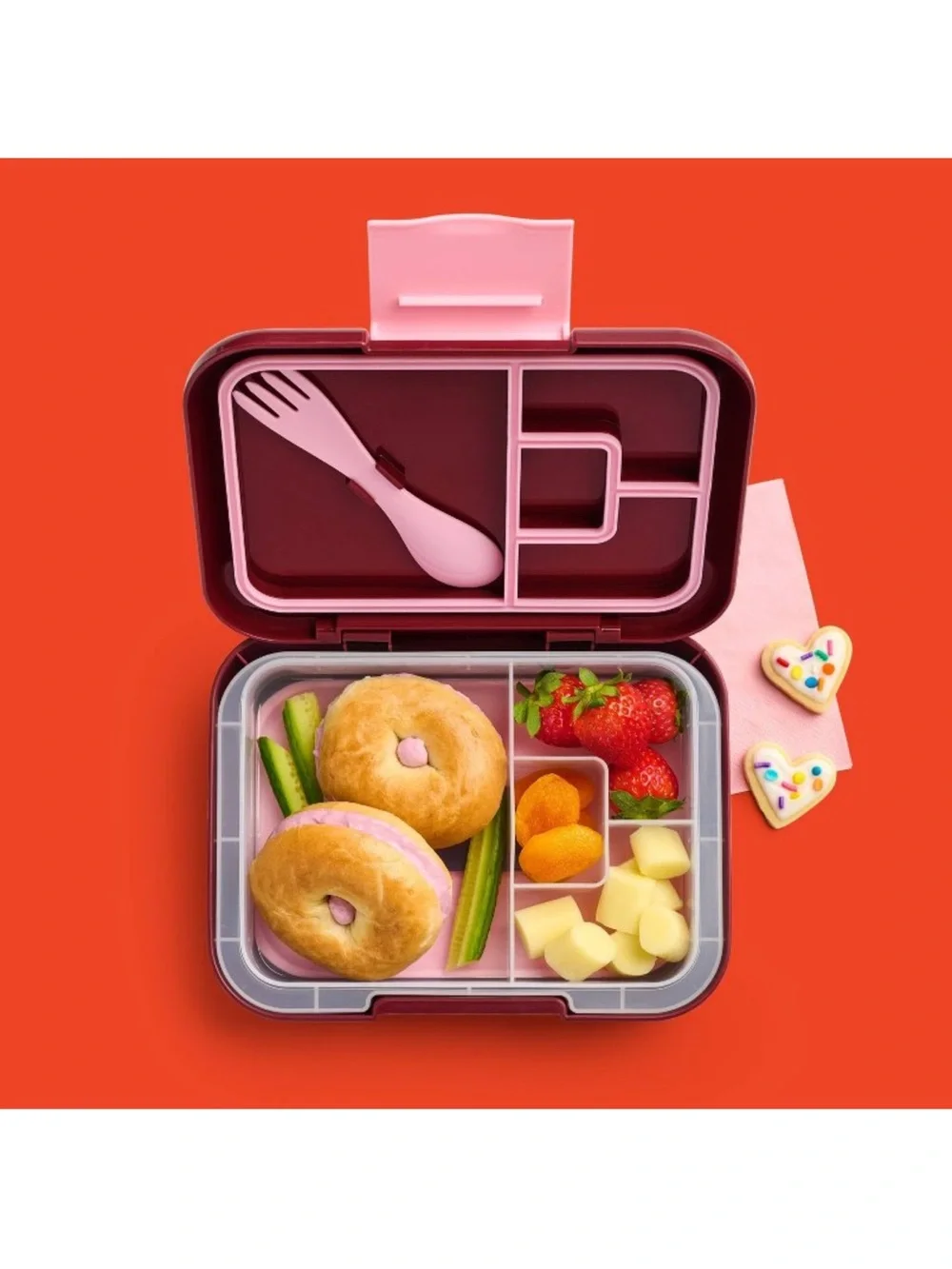 Premium Bento Lunch Box - Cat & Jack™ Strawberry